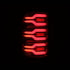 25 Ram 1500 LUXX-Series LED Tail Lights Black Red | AlphaRex