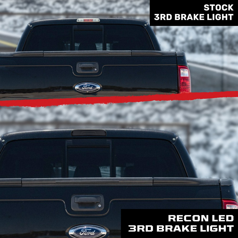 1999-2016 Ford SuperDuty RECON Smoked LED Third Brake Light - Legends Auto Parts