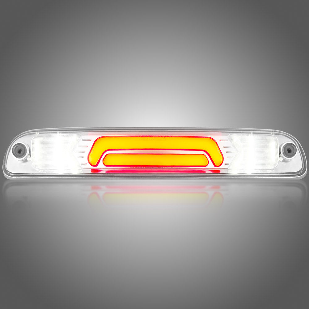 1999-2016 Ford SuperDuty RECON Clear Lens (Paintable) LED Third Brake Light - Legends Auto Parts