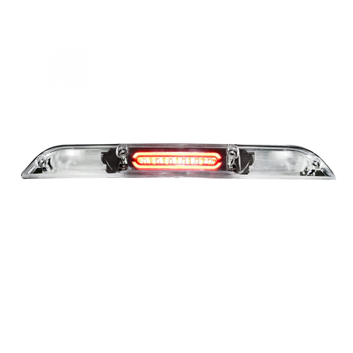 2017-2024 Ford SuperDuty RECON Clear Lens (Paintable) LED Third Brake Light (For Models WITHOUT Cargo Bed Camera) - Legends Auto Parts