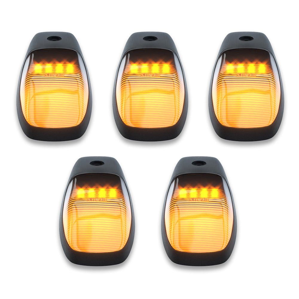 2019-2024 RAM 2500/3500 RECON Smoked Amber LED Cab Lights (Replaces Factory Cab Lights) - Legends Auto Parts