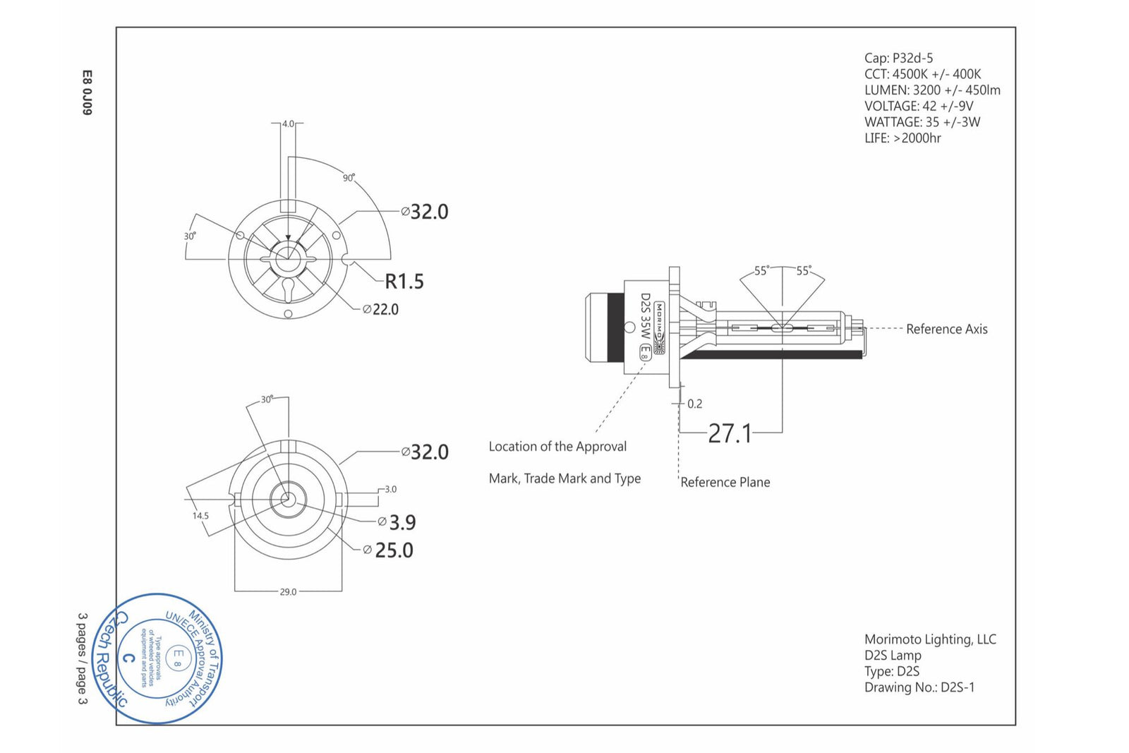D2R: XB 6000K HID Bulbs (Pair)