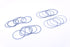 Lens Spacer 6pk Kit: (64mm OD / 55mm ID)