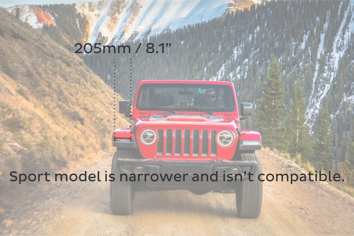 XB LED DRLs: Jeep JL / JT (18+ / Smoked Lens / Set)