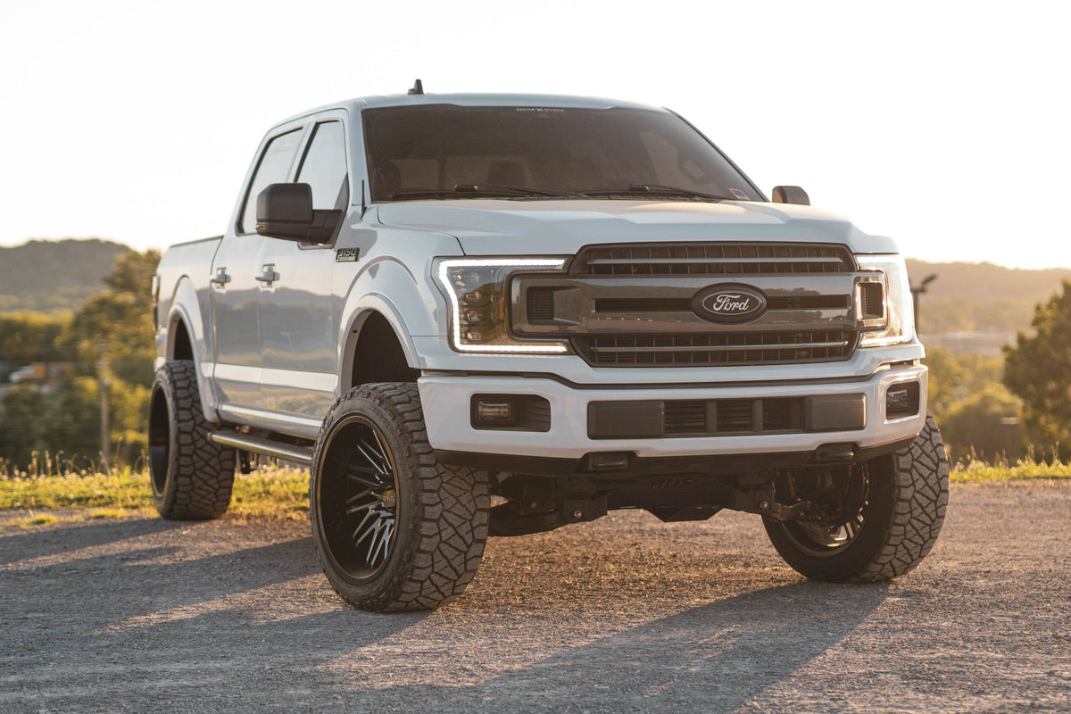 XB LED Headlights: Ford F-150 (18-20 / White DRL / Set)