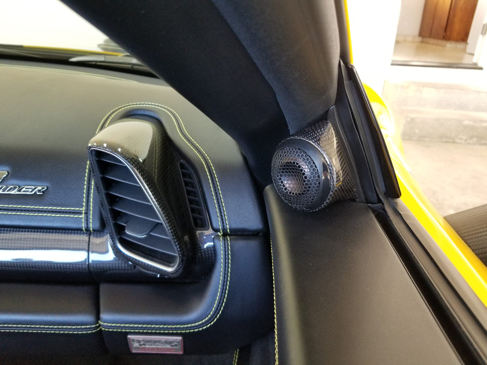 Scuderia Audio - 458 Premium Carbon Fiber Component Speakers Upgrade