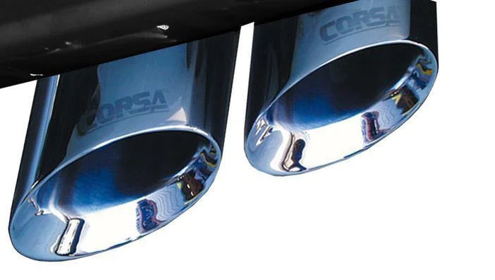 Corsa Performance - Sport / 3.0 in Cat-Back SSE 4.0 in Twin Tips | 2007-2010 Yukon Denali Escalade 6.2L