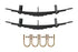 Rear Mini Spring Pack 6 Leaf 2 Inch Lift W/ Striker Lift Kit Sprinter 2500 2WD (2007-Up) Van Compass