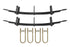 Rear Mini Spring Pack 3 Leaf 1.25 Inch Lift Sag Correction Sprinter 2500 4WD/AWD (2015-Up) Van Compass