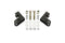 Rear High Clearance Shock Extension Brackets Ford Transit (2015-Up) Van Compass