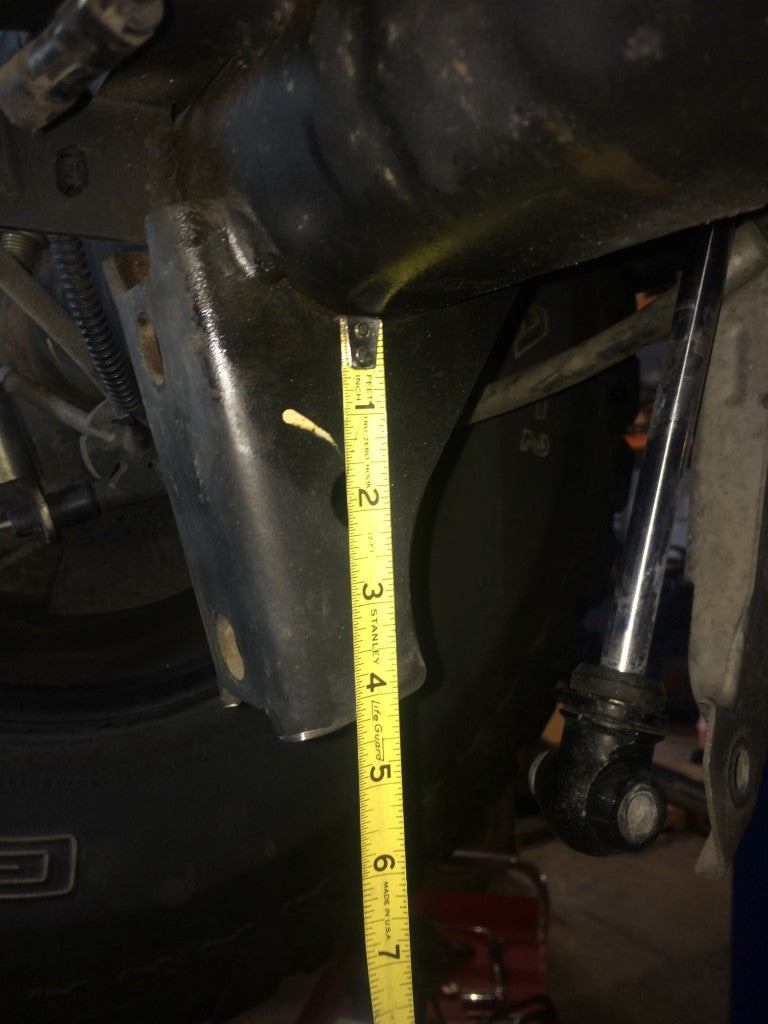 Rear High Clearance Shock Extension Brackets Ford Transit (2015-Up) Van Compass