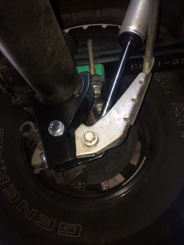 Rear High Clearance Shock Extension Brackets Ford Transit (2015-Up) Van Compass