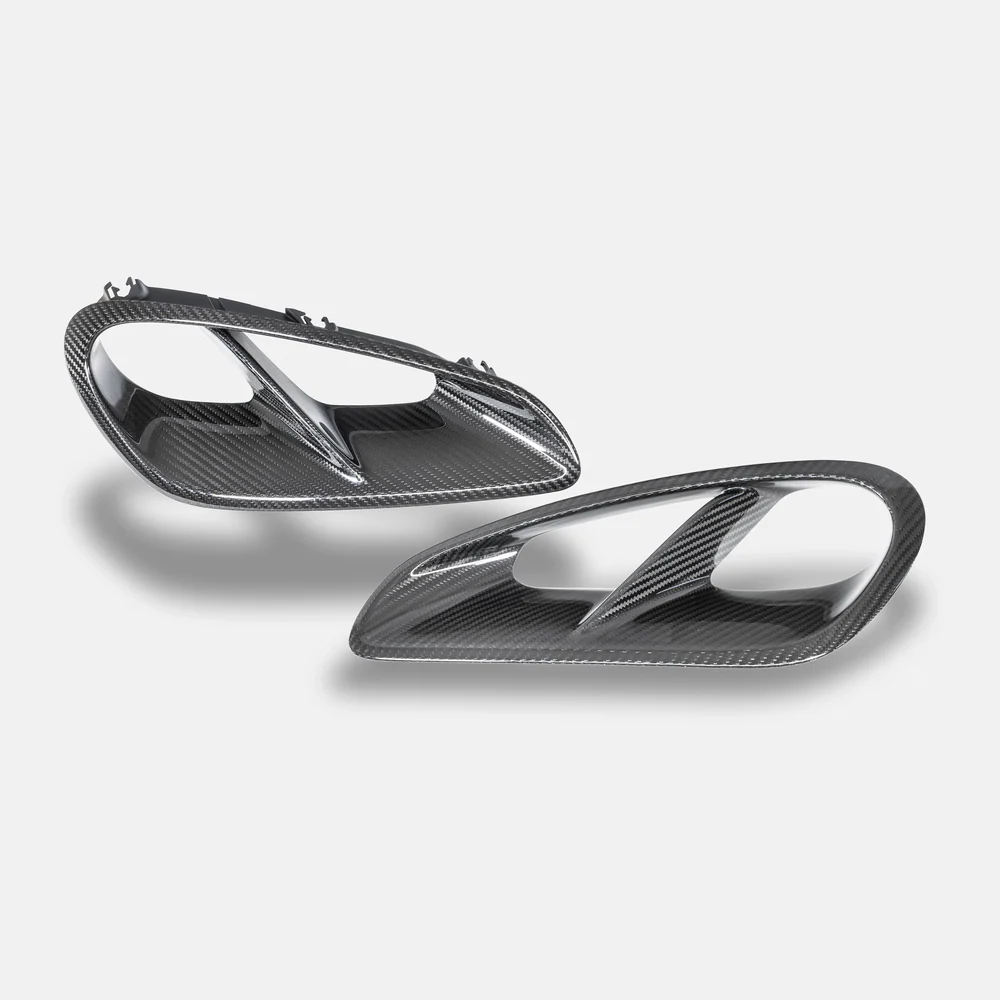 RYFT 2021+ Porsche 911 (992) Turbo S Carbon Fiber Side Intake Covers - Legends Auto Parts