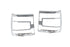 XB LED Headlight Trim Bezels: LF542 (Chrome / Set)