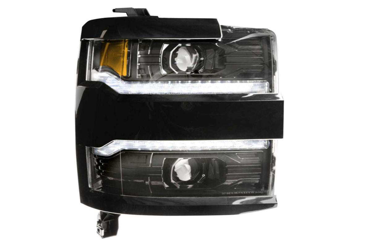 XB LED Headlights: Chevrolet Silverado HD (15-19 / Set)