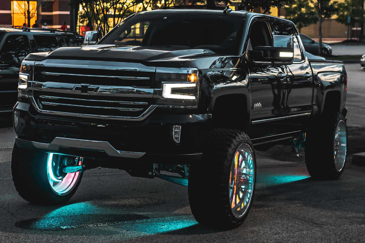 XB LED Headlights: Chevrolet Silverado 1500 (16-18 / Set)