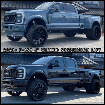 2023-2025 FORD F-450 / F-550 4" SUSPENSION LIFT Wicked Trucks - Legends Auto Parts