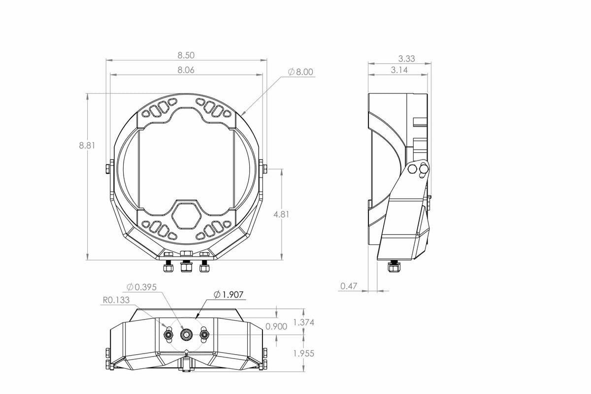 BD LP9 LED Pod: (Each / Amber / Combo Beam)