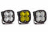 BD Squadron Sport Light Pods: (Each / Clear / Work-Scene Beam / White Body / Flush Mount)