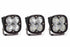 BD Squadron Sport Light Pods: (Each / Clear / Work-Scene Beam / White Body / Flush Mount)