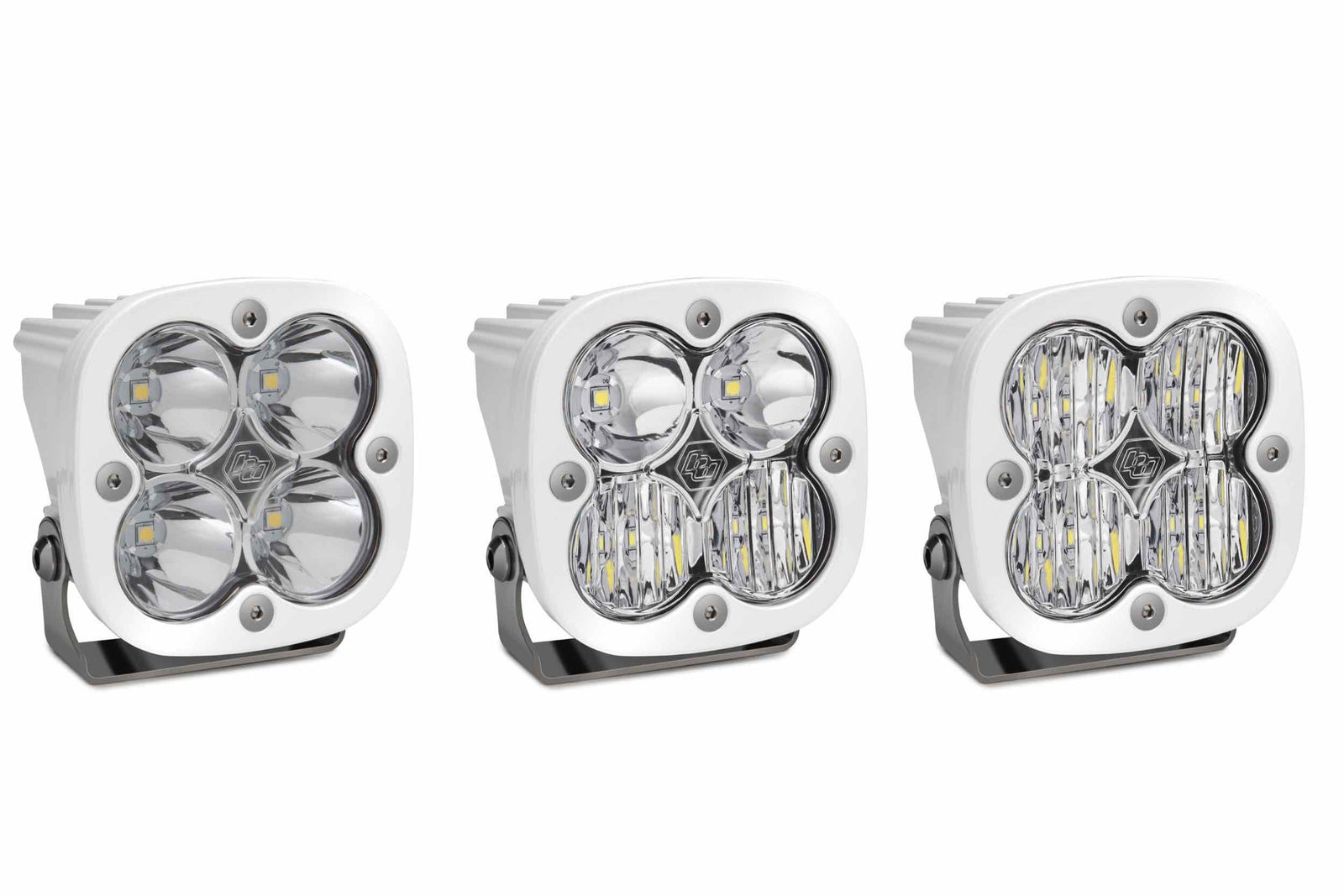 BD Squadron Sport Light Pods: (Each / Clear / Driving Combo Beam / Black Body / Flush Mount)