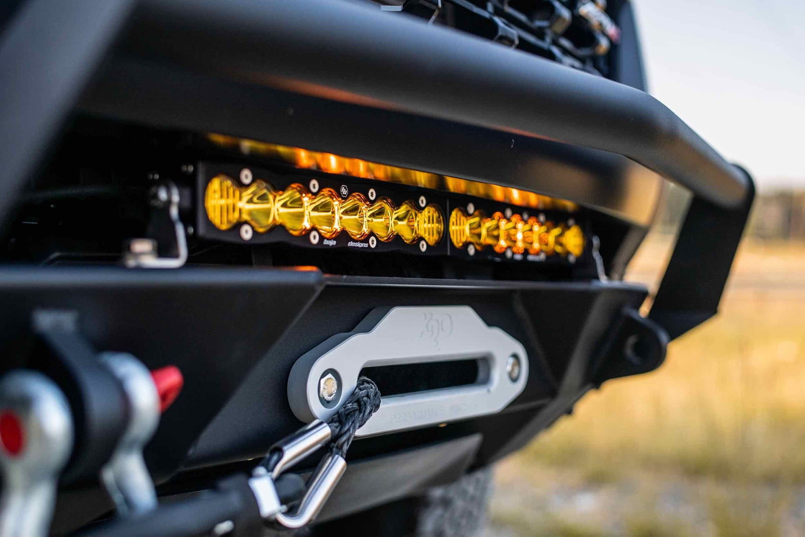BD 10in Light Bar Cover (Amber / OnX6 series)