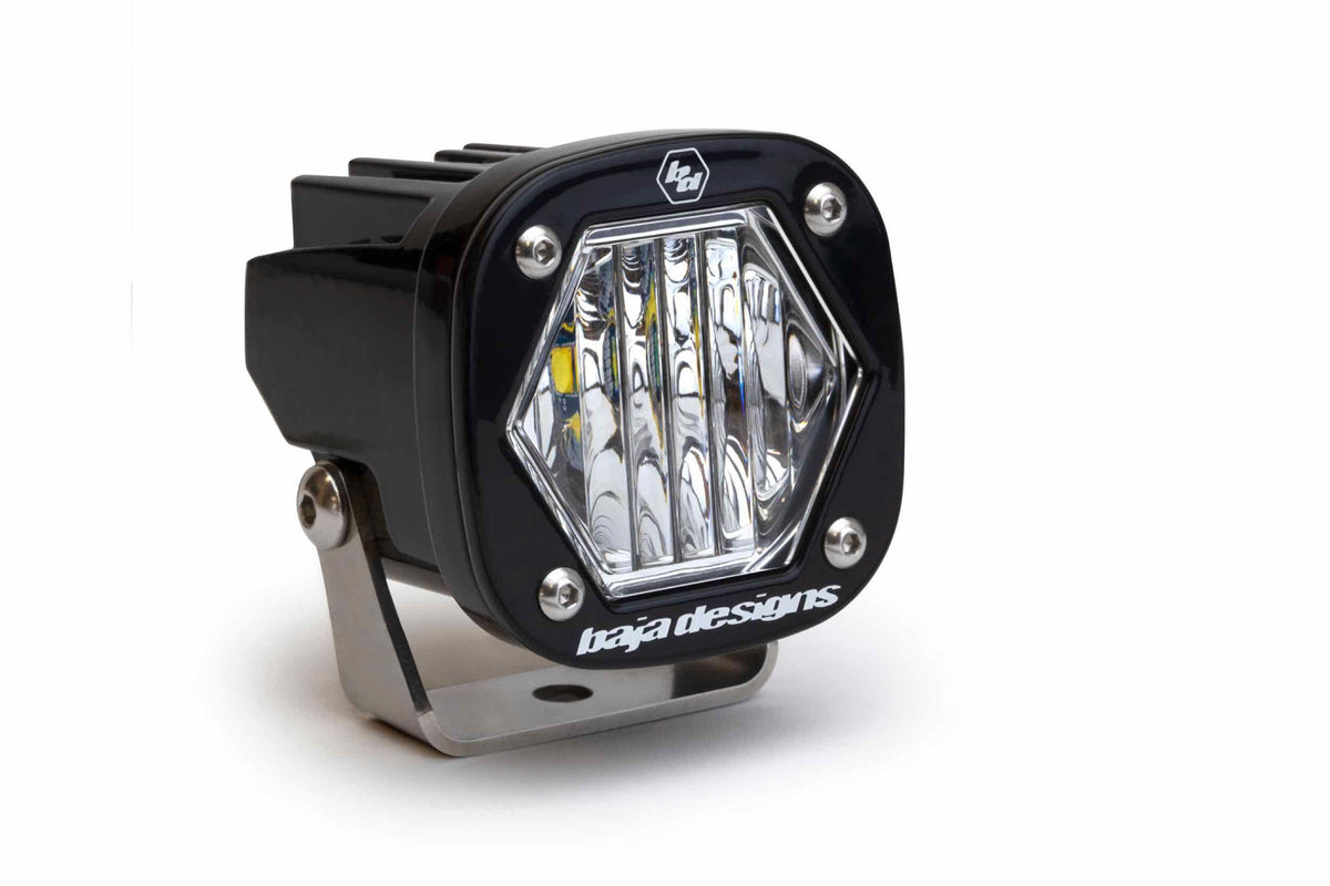 BD S1 LED Pod w/ Bracket (Each / White / Wide Beam)
