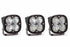 BD Squadron Pro Light Pods: (Each / Clear / Wide Cornerning Beam / White Body / Flush Mount)