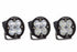 BD Squadron Pro Light Pods: (Each / Clear / Driving Combo Beam / White Body / Flush Mount)