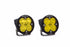 BD Squadron Pro Light Pods: (Each / Clear / Driving Combo Beam / White Body / Flush Mount)