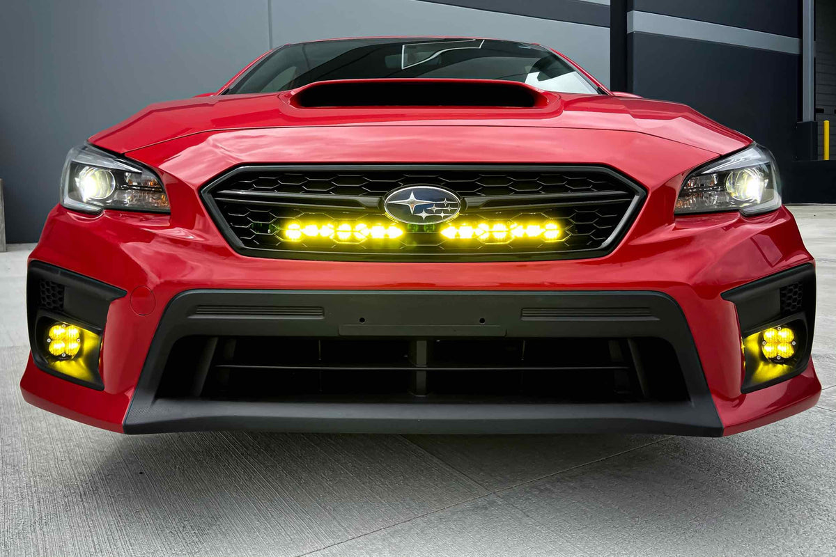 BD Squadron Pro Light Pods: (Each / Clear / Work-Scene Beam / White Body / Flush Mount)