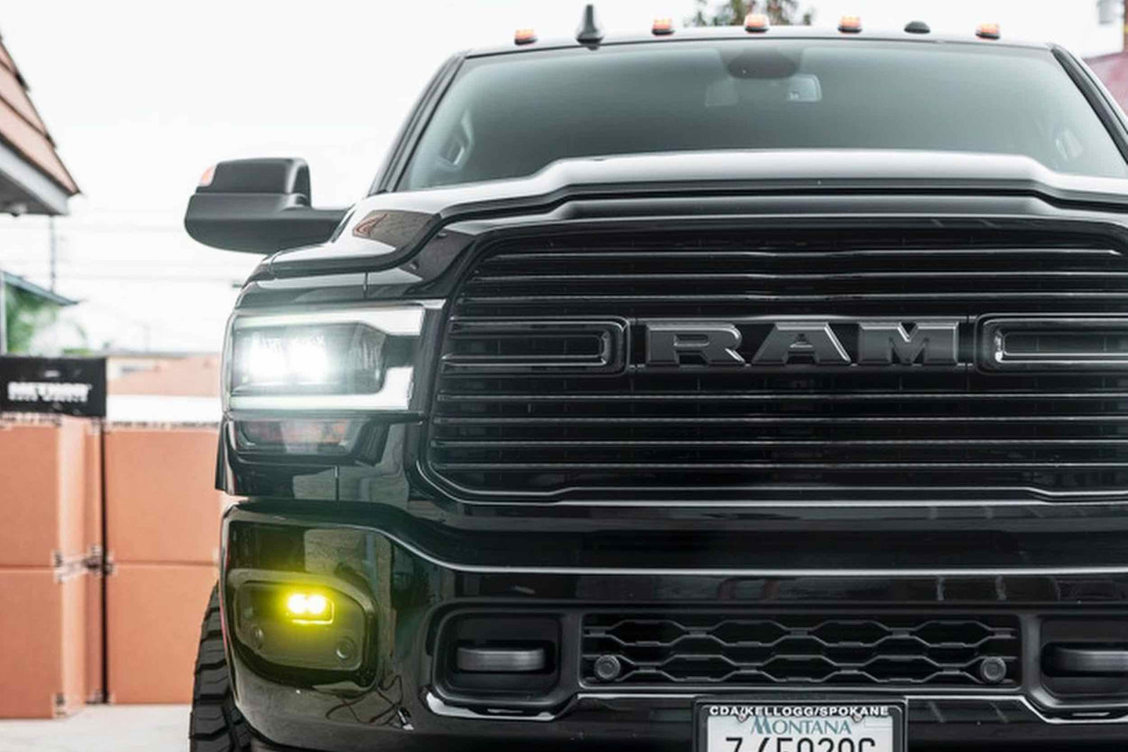 BD LED Fog Kit: Dodge Ram HD (19+) (S2 Sport / Amber)