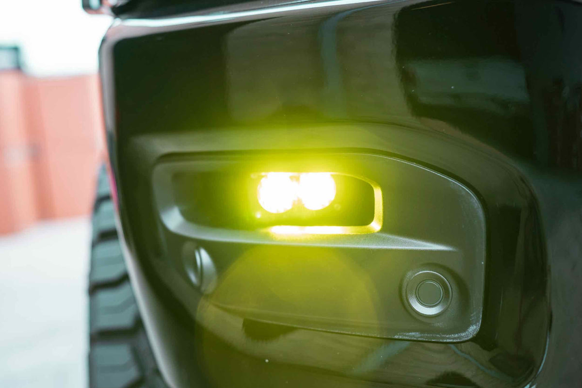 BD LED Fog Kit: Dodge Ram HD (19+) (S2 Sport / Amber)
