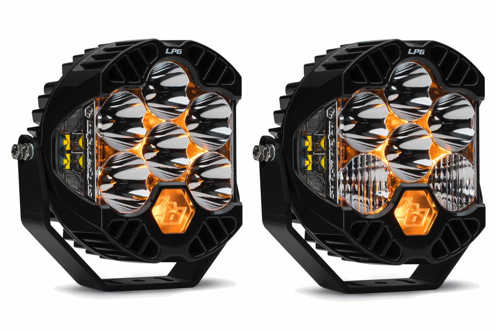 BD LP6 Pro LED Pod: (Each / White / Spot Beam)
