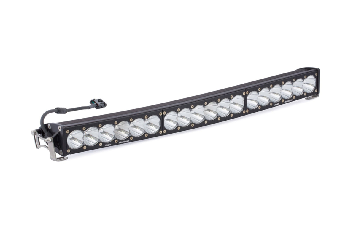 BD 30in OnX6 LED Light Bar: (White / High Speed Spot Beam - Racer Edition)