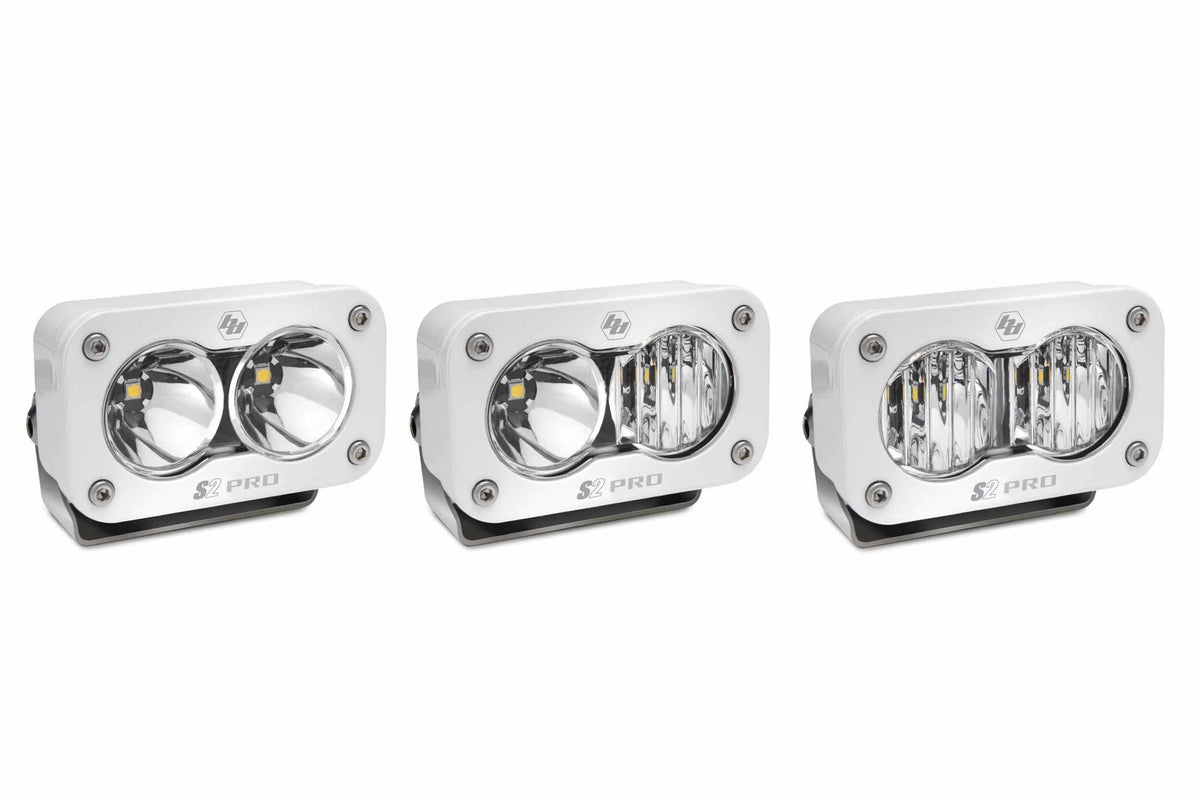BD S2 Sport LED Work Light: (Each / White / Wide Cornering Beam )