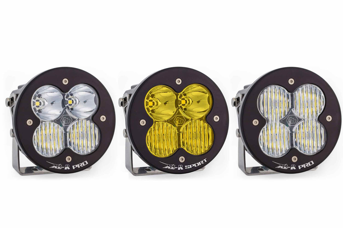 BD XL R Pro LED Light Pods: (Each / Clear / Driving Combo Beam)