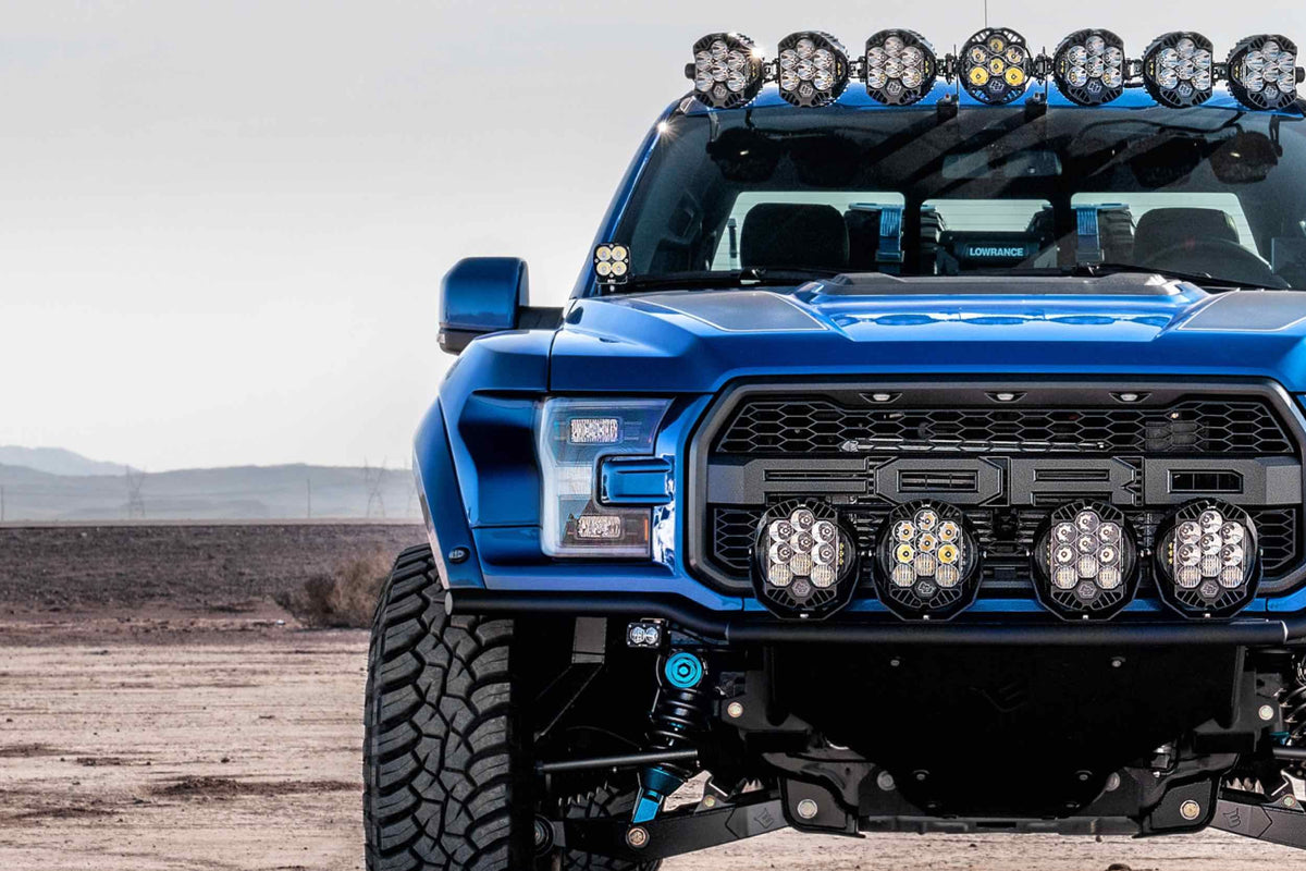 BD Ditch Light LED System: Ford F150 Raptor (10-14) (Squadron Pro)