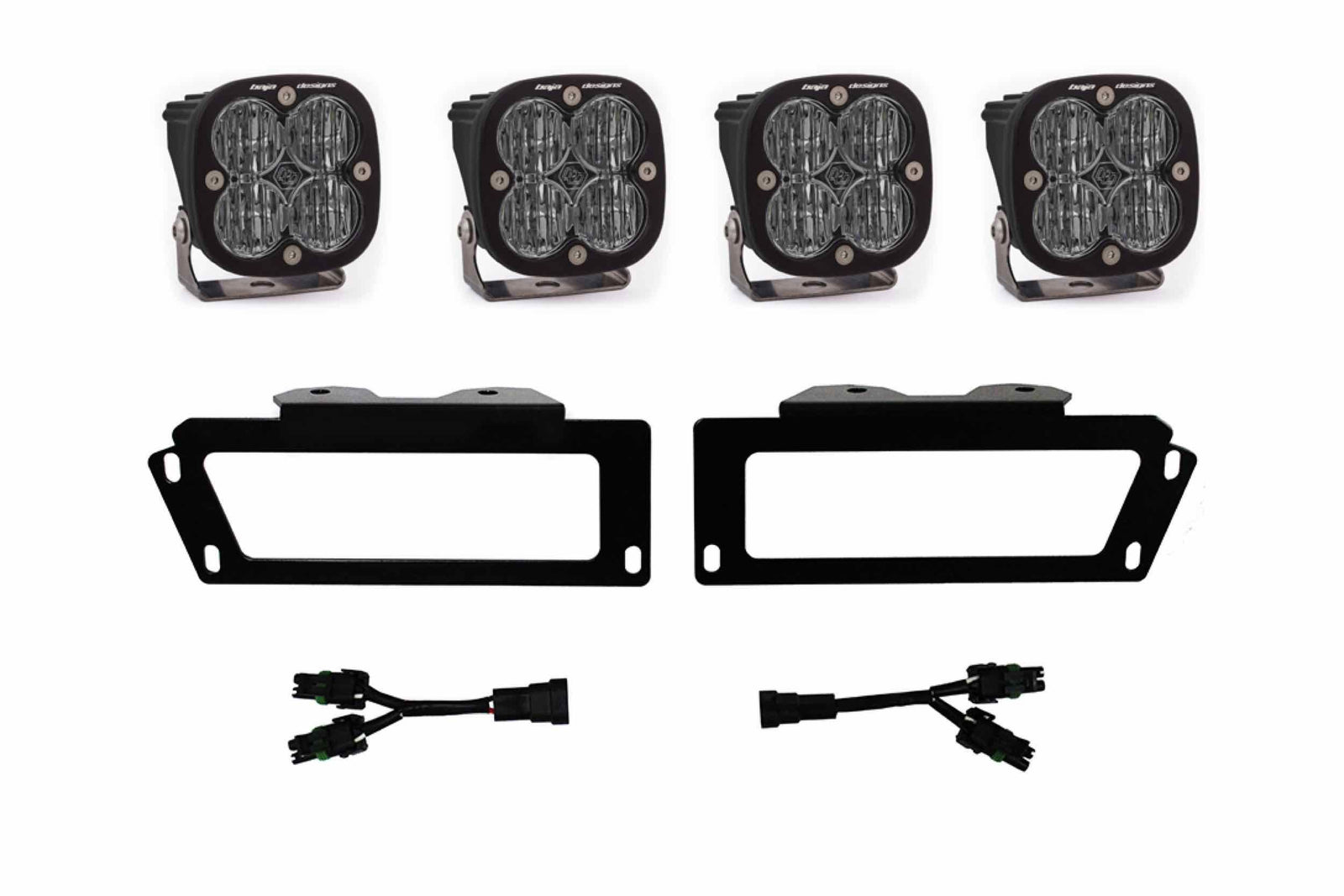 BD LED Fog Kit: Dodge Ram (Horizontal Fogs) (Amber / Squadron SAE)