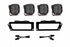 BD LED Fog Kit: Dodge Ram (Horizontal Fogs) (White / Squadron SAE)