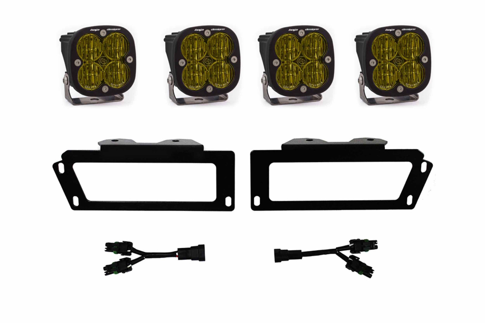 BD LED Fog Kit: Dodge Ram (Horizontal Fogs) (White / Squadron SAE)