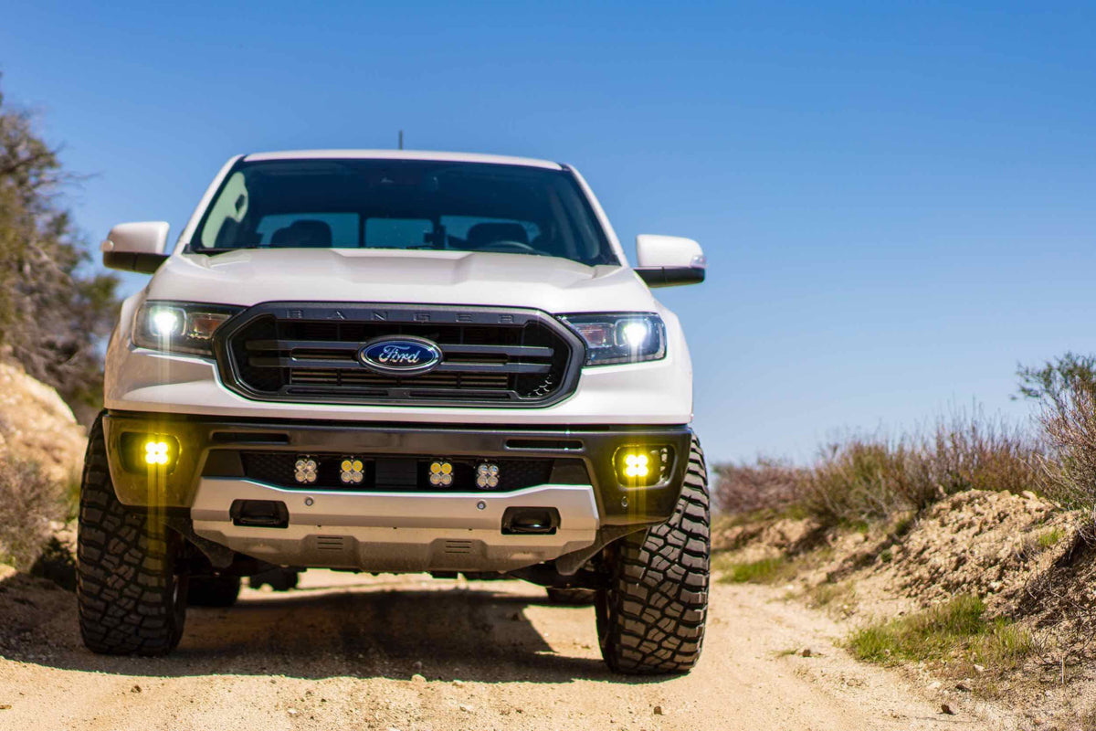 BD LED Fog Kit: Ford Ranger (19+) (Amber / Squadron SAE)
