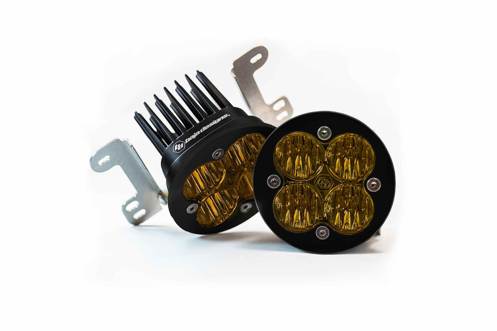 BD LED Fog Kit: Jeep JK (07-18) (Amber / Squadron SAE-R)