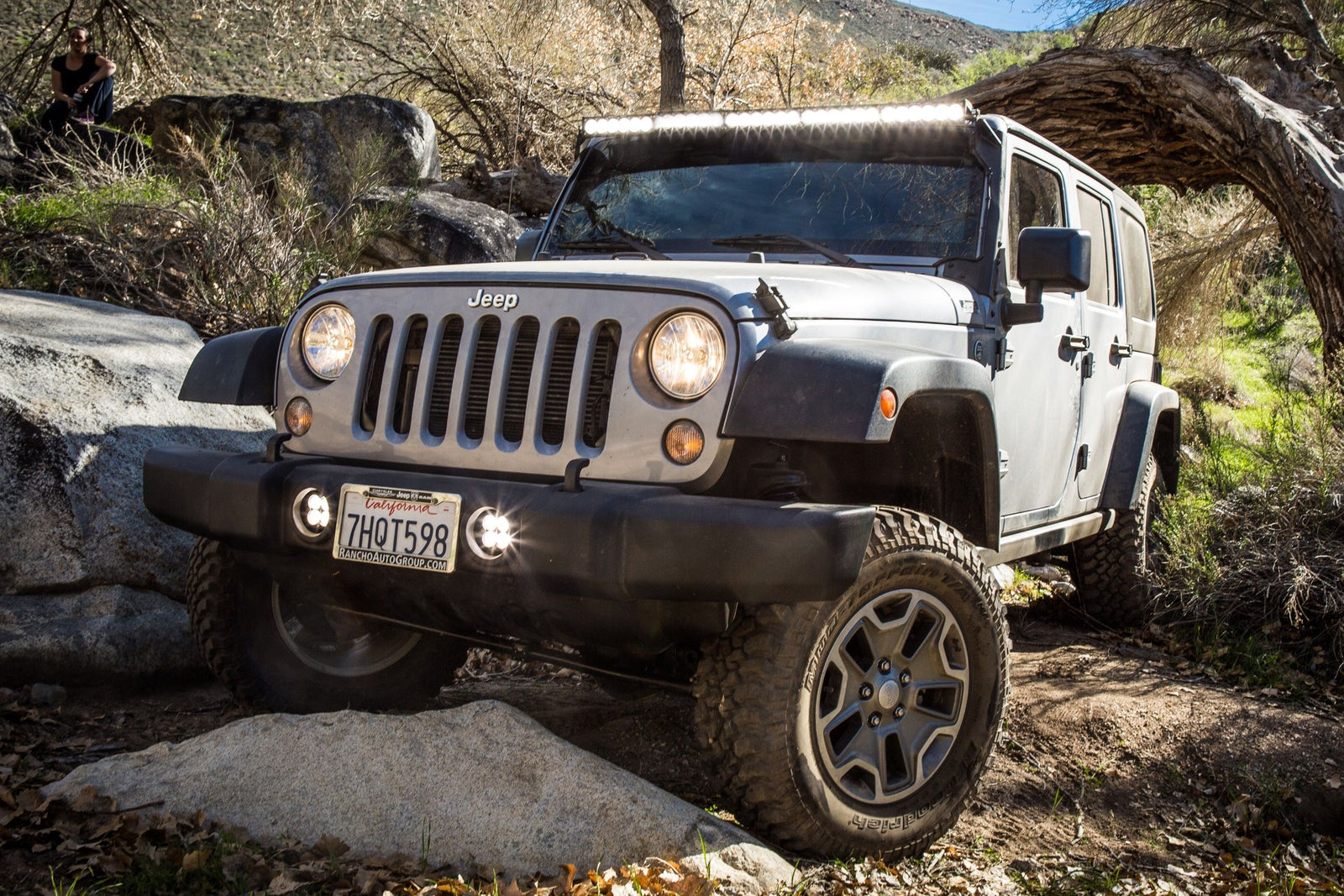 BD LED Fog Kit: Jeep JK (07-18) (White / Squadron SAE-R)