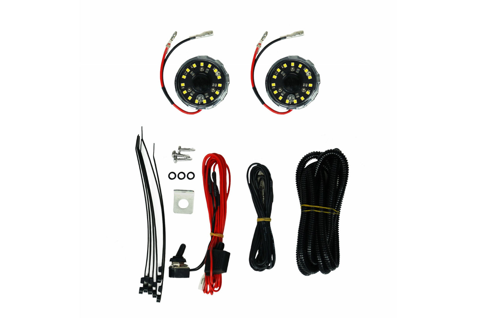 Cyclone Rock Light System w/ Wiring (6 Pcs / RGB)