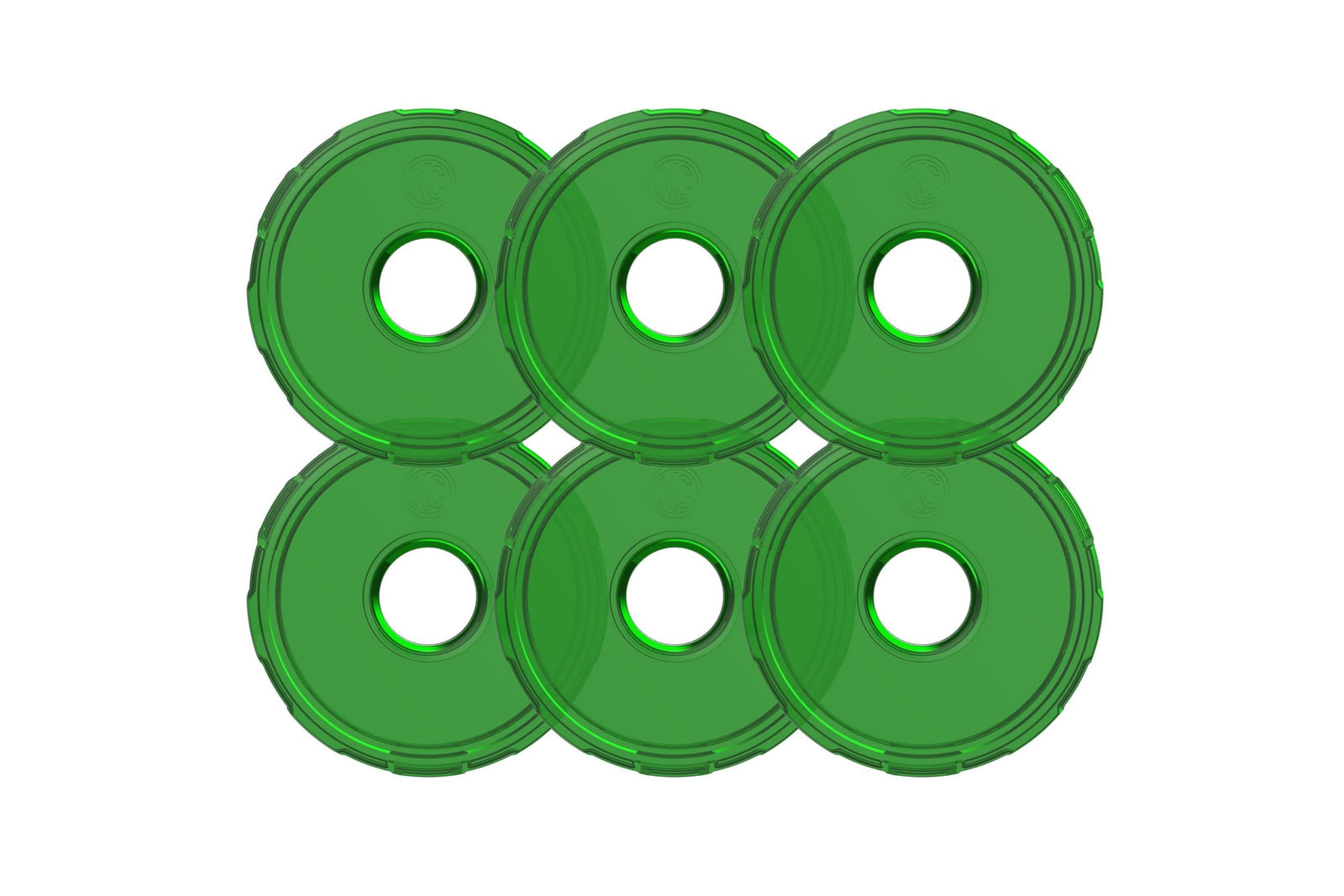 Cyclone V2 Rock Light Lens: Green (Each)