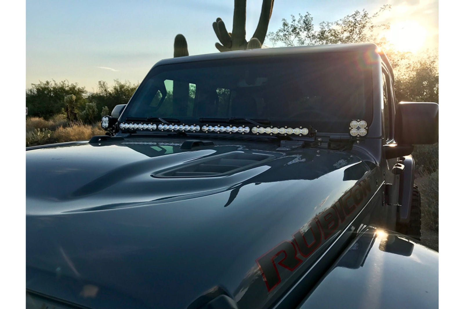 BD Cowl Light Kit: Jeep Wrangler JL (1x 40in S8 Bar + 2x Squadron Sport)