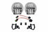 KC Gravity G4 Fogs: Wrangler JL (19+) (Set / White / Steel Bumper)