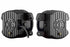 KC Gravity G4 Fogs: Wrangler JL (19+) (Set / White / Steel Bumper)