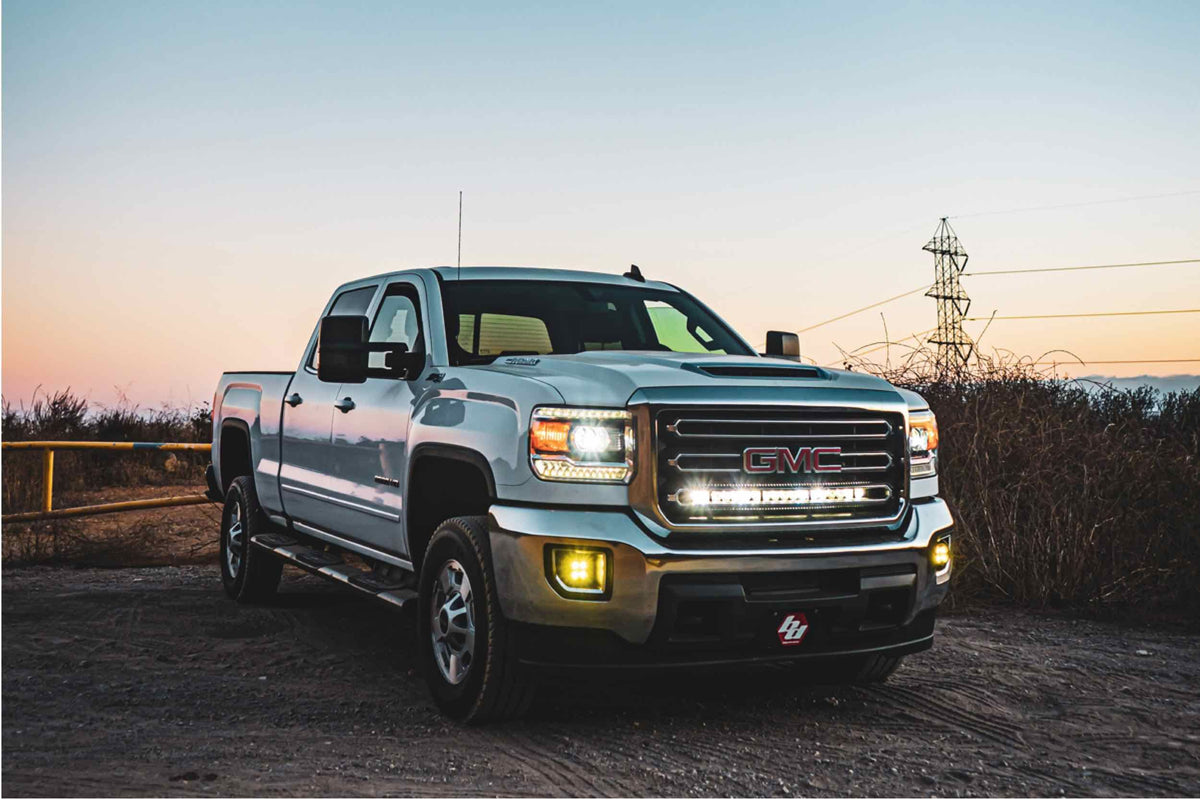 BD Grille-Mount LED System: GMC Sierra (18-20) (30in / S8 Bar)